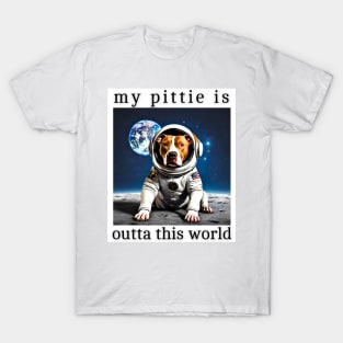 Outta This World Pitbull Terrier T-Shirt